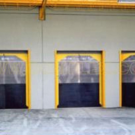 Flexible swing doors