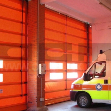 High-speed doors for machinery