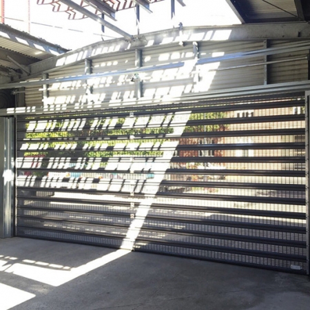 Perforated Roller Shutter Doors Airflow
