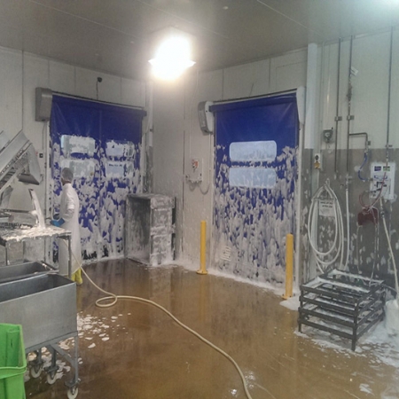Self Repairing PVC High Speed Doors Dynamicroll Food Industry