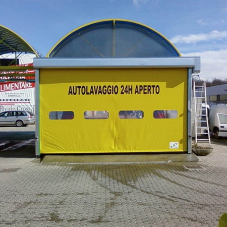 Self Repairing Pvc High Speed Doors Dynamicroll Wash